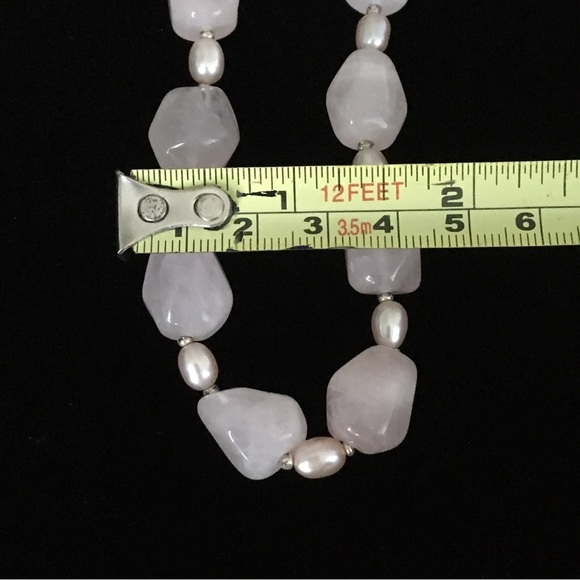 Vintage Sterling Silver Gemstone Necklace - Picture 6 of 6